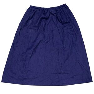Reformation Navy Blue Linen Mini Skirt size XS